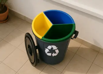 Contenedores para separación de basura