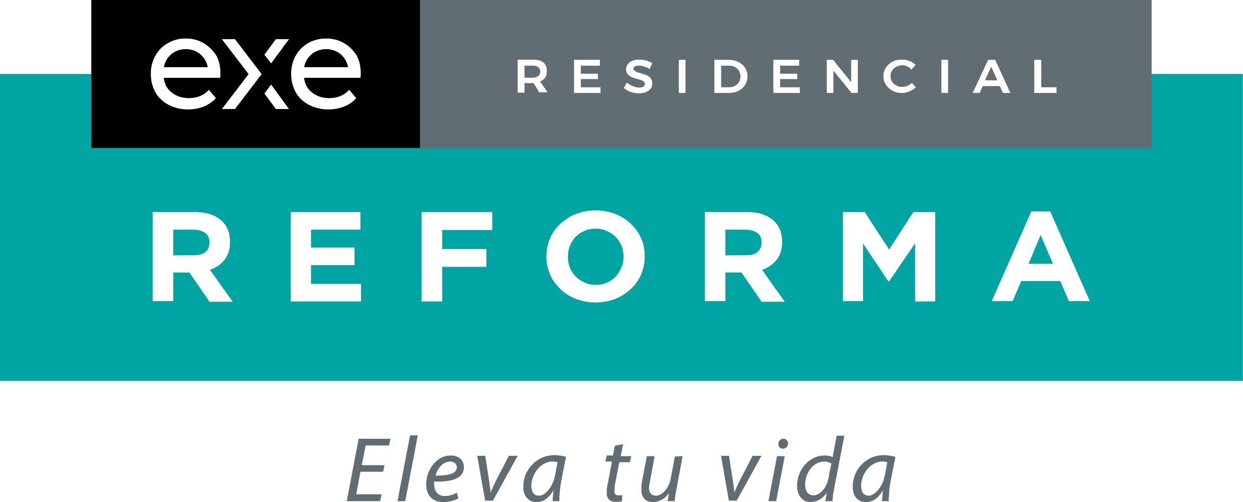 Logo de Reforma con letras grises