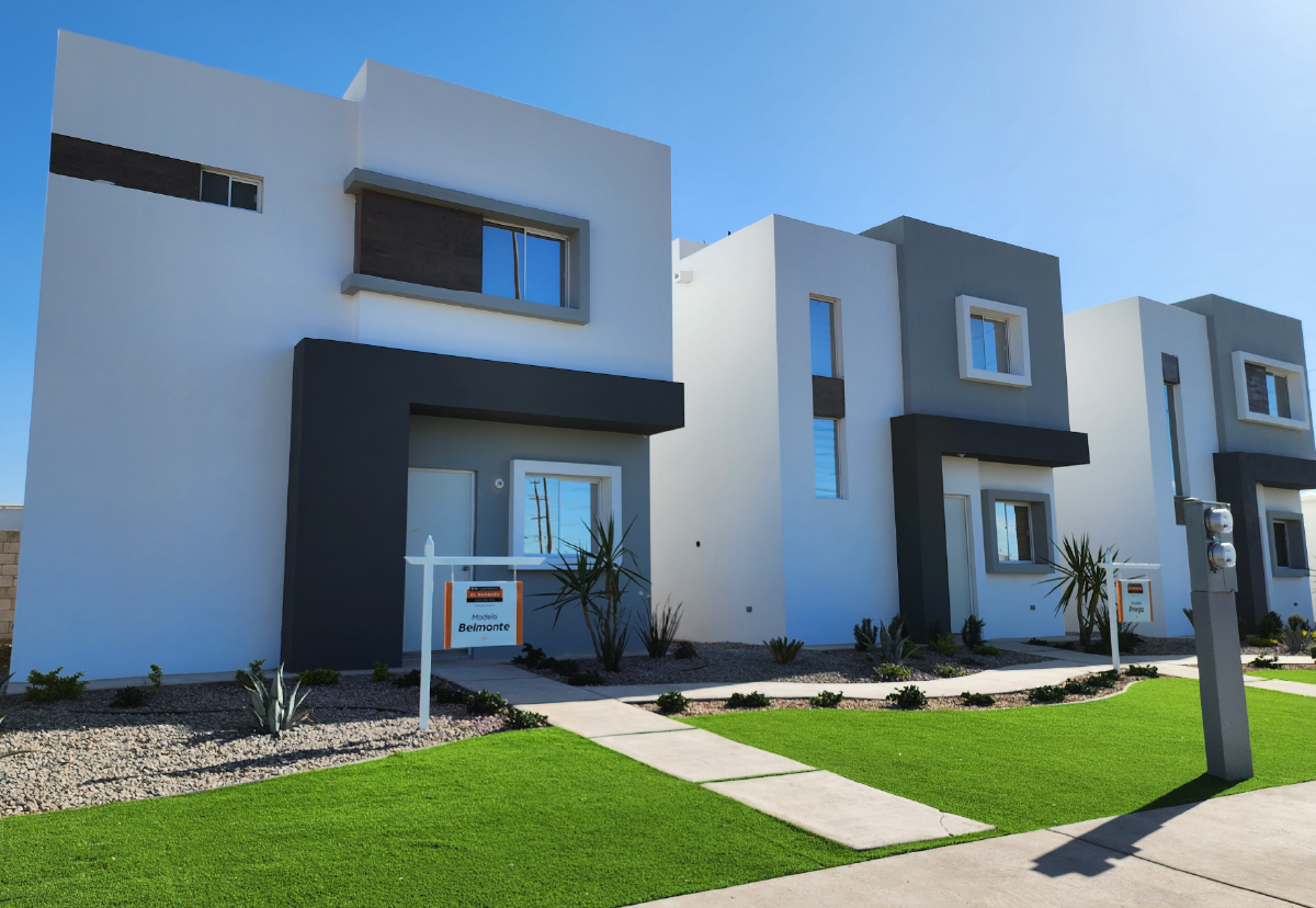 Casas de 2 pisos en Residencial El Marqués, Mexicali.