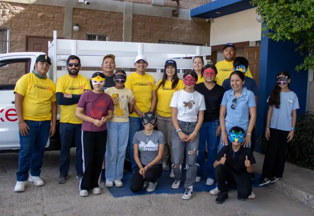 Entrega de Despensas a Fundación Esteban Todelo por parte de Exe y Grupo Hermosillo
