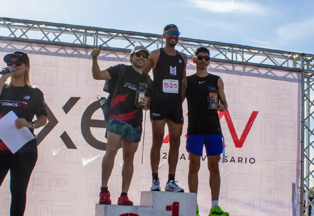 Ganadores del Sector Varonil de Carrera Somos Exe