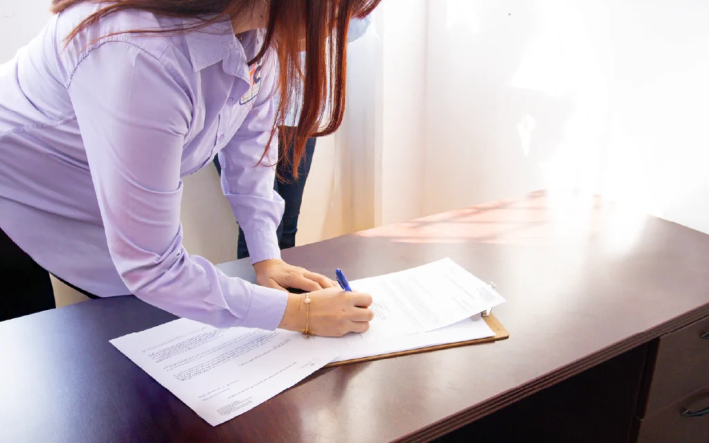Cambio Trabajo Firma Documentos